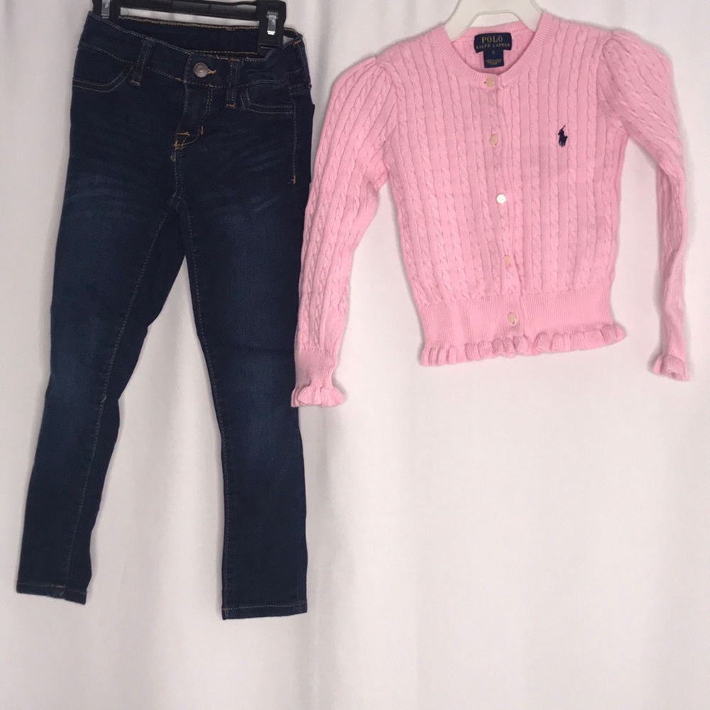 Ralph Lauren Sweater and Jean Jeggings Size 5